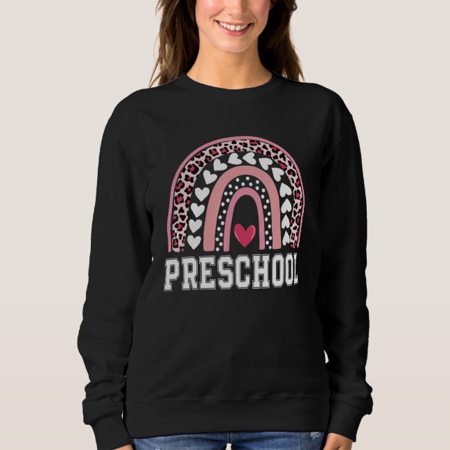 100th Day Of Preschool Teacher 100 Days Smarter Bo T Shirt (Framsida)