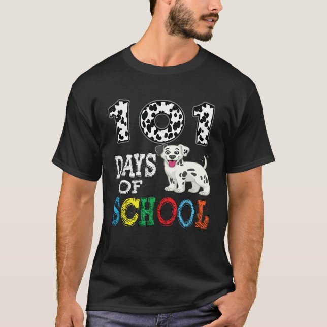 100th Day Of School 101 Days Smarter 100 for Boys  T Shirt (Framsida)