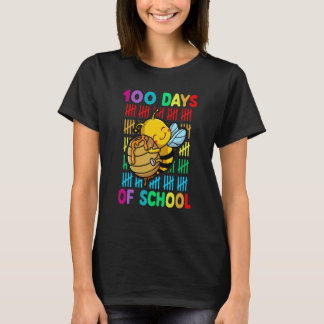 100th Day Of School Animal Bees Happy 100th Day Ki T Shirt