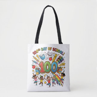 100th Day of School Colorful Celebration Design –  Tygkasse