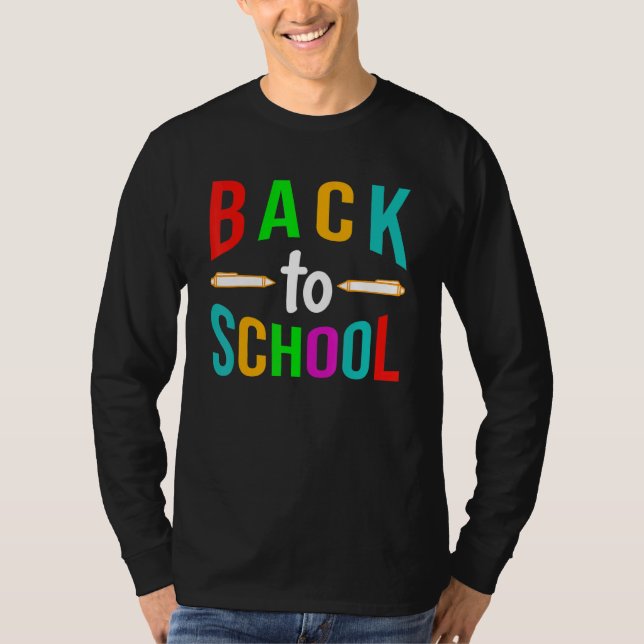 100th Day of School for Teachers Kids Happy 100 Da T Shirt (Framsida)