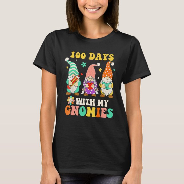100th Day Of School Gnome Costume For Women Men Ki T Shirt (Framsida)
