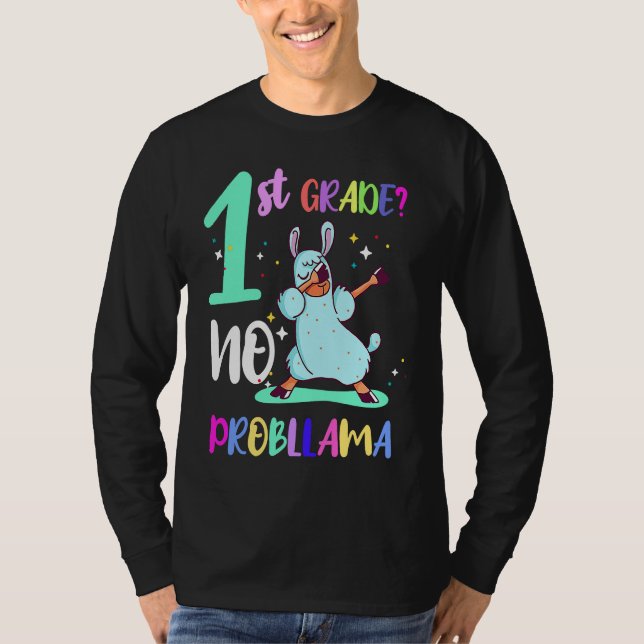 100th day of school llama for child t shirt (Framsida)