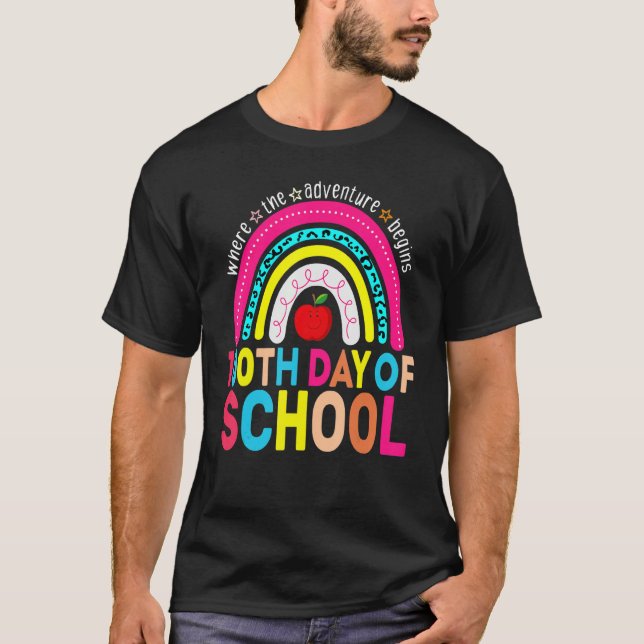 100th Day Of School Teacher 100 Days Smarter Leopa T Shirt (Framsida)