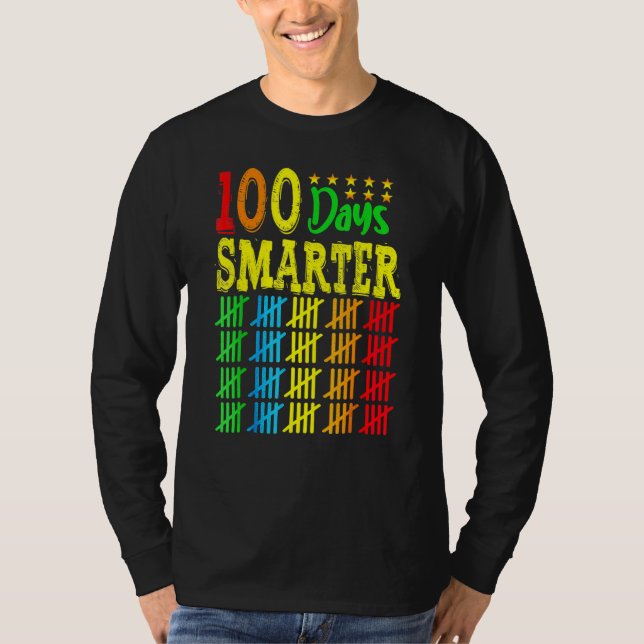 100th Day Of School Teacher Kid Child Happy 100 Da T Shirt (Framsida)