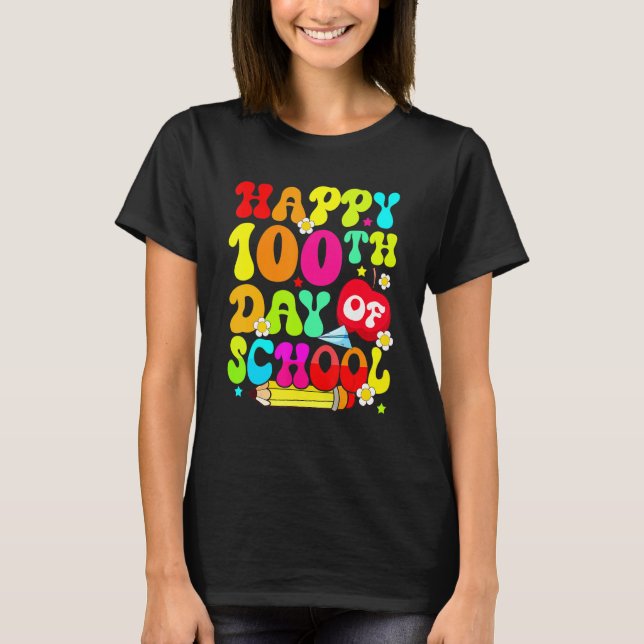 100th Day Of School Teachers Costume 100 Days Stud T Shirt (Framsida)