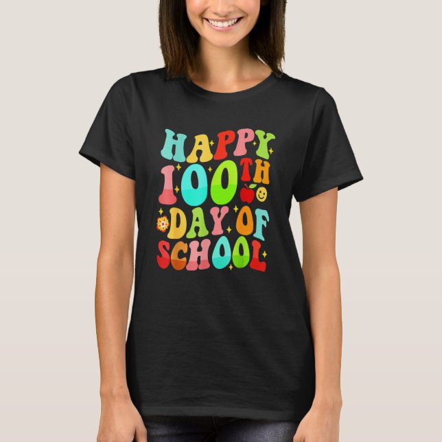 100th Day Of School Teachers Costume 100 Days Stud T Shirt (Framsida)