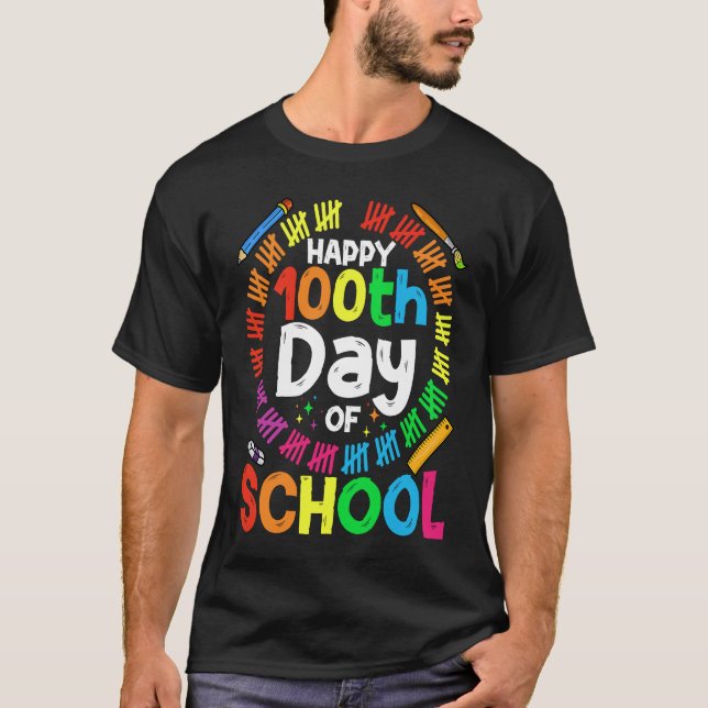 100th Day Of School Teachers Kids Child 100 Days S T Shirt (Framsida)