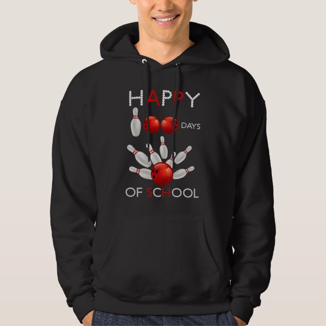 100th Day of School Teachers Kids Child Happy 100  Hoodie (Framsida)