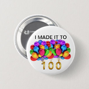 100TH FÖDELSEDAGEN knäppas Knapp