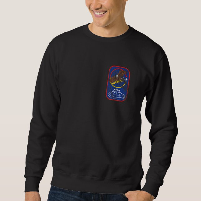 100th Missile Defense Brigade-flik  100th MDB Vin Lång Ärmad Tröja (Framsida)