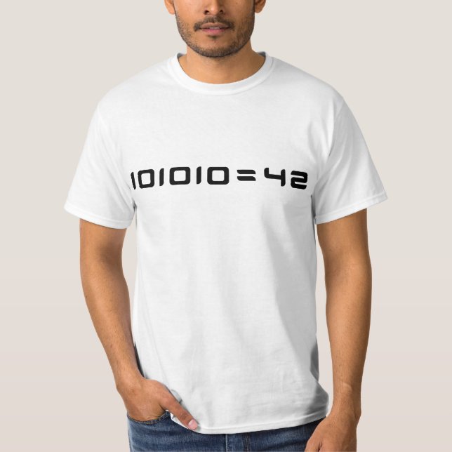 101010 = 42 TEE (Framsida)