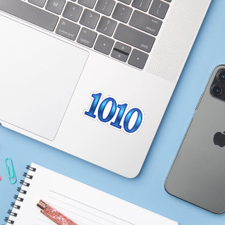 1010 Änglanummer Intuition Klistermärken
