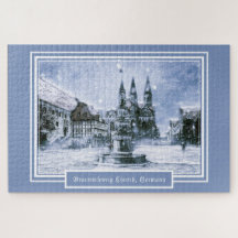 1014 delara Braunschweig Church Winter Snowy