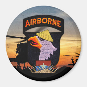 101:a ABN Airborne Screaming Eagles Vietnam Krig Magnet