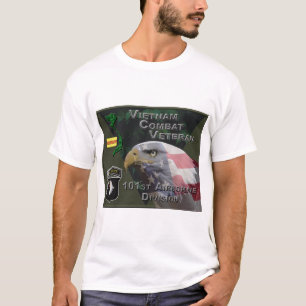 101:a Airborne Div Vietnam Bekämpning av veteran T Shirt