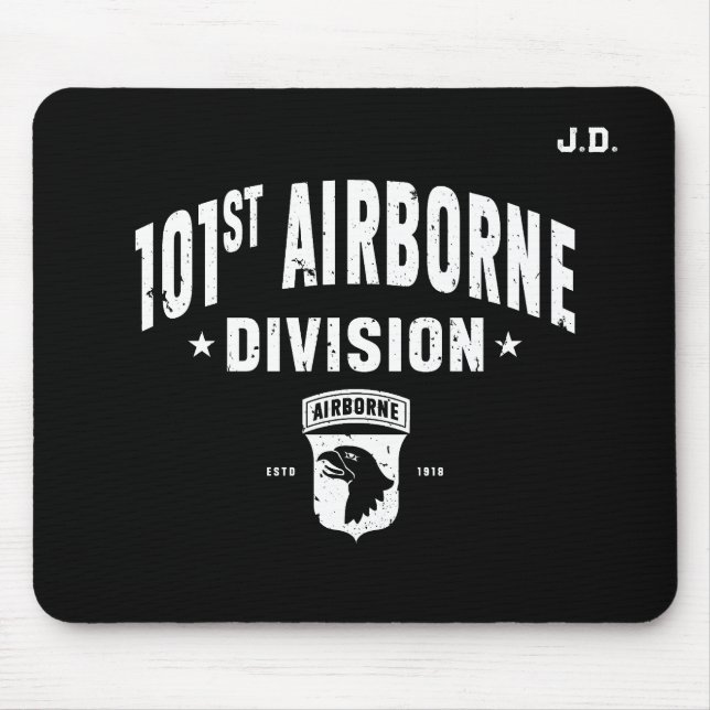 101:a Airborne Division Anpassade Black Musmatta (Framsidan)