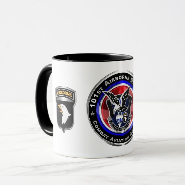 101:a Airborne Division Combat Aviation Brigade Mugg (Framsida vänster)