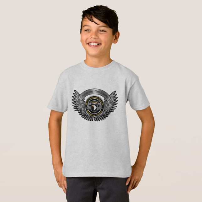 101:a Airborne Division Kid T Shirt (Hel framsida)