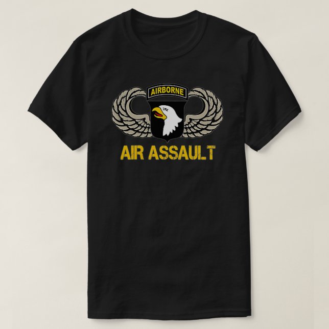 101:a Airborne Division Luft Assault Tshirt, Veter T Shirt (Design framsida)