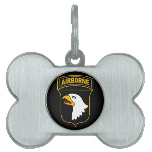 101:a Airborne Division Militärveteran ID-bricka Husdjur