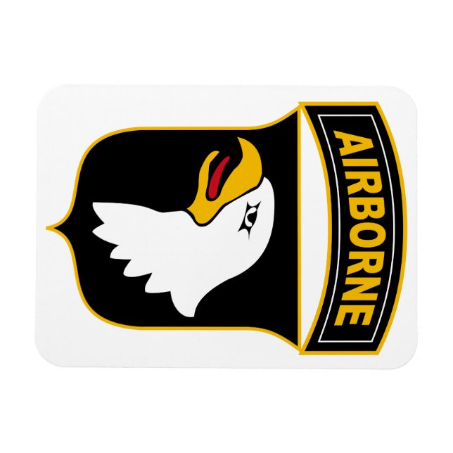 101:a Airborne Division Militärveteran Magnet (Horisontell)