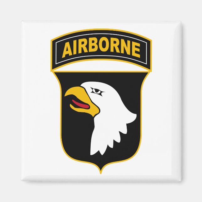 101:a Airborne Division Militärveteran Magnet (Framsidan)