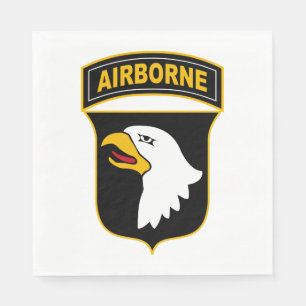 101:a Airborne Division Militärveteran Pappersservett