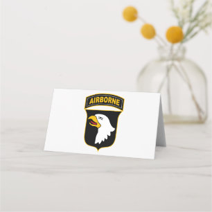 101:a Airborne Division Militärveteran Placeringskort