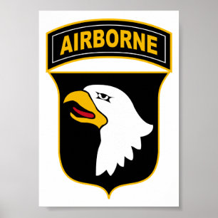 101:a Airborne Division Militärveteran Poster