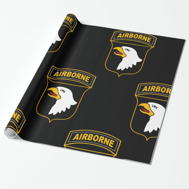 101:a Airborne Division Militärveteran Presentpapper (Utrullad)
