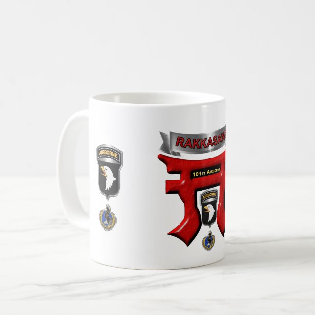 101:a Airborne Division Rakkasans Kaffemugg (Framsida vänster)