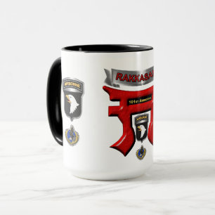 101:a Airborne Division Rakkasans Mugg