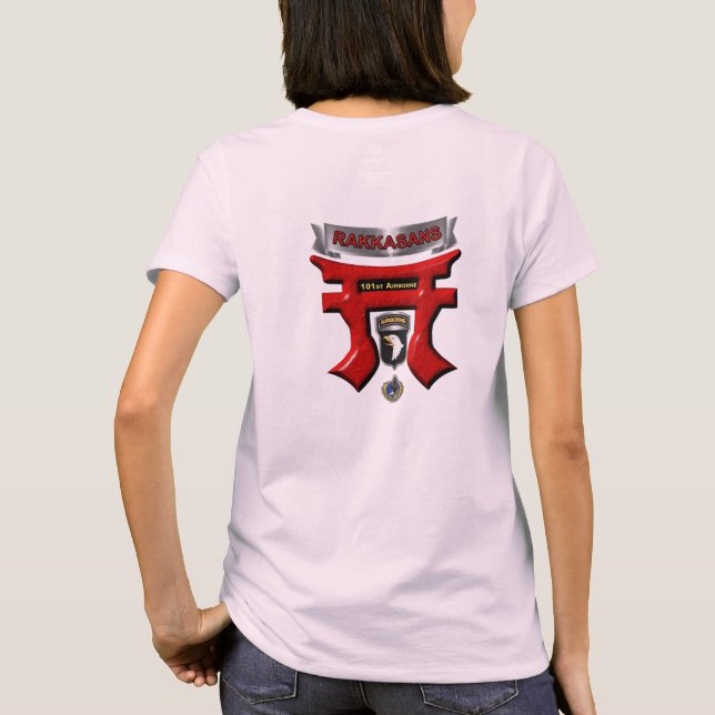 101:a Airborne Division Rakkasans T Shirt (Baksida)