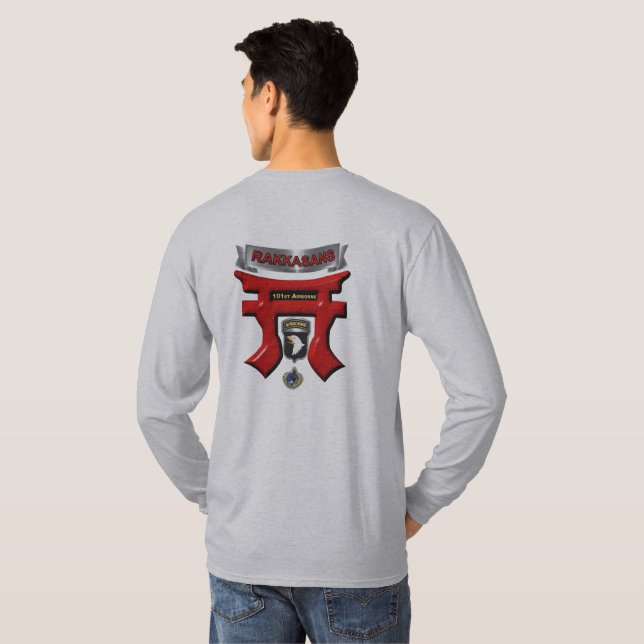 101:a Airborne Division Rakkasans T Shirt (Hel baksida)
