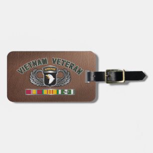 101:a Airborne Division Vietnam Veteran Bagagebricka