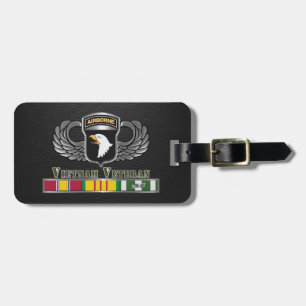 101:a Airborne Division Vietnam Veteran Bagagebricka