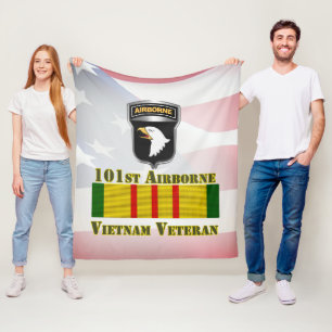 101:a Airborne Division Vietnam Veteran Fleecefilt