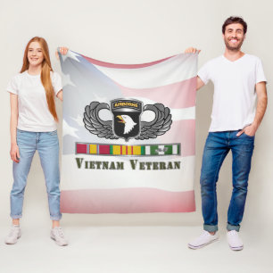 101:a Airborne Division Vietnam Veteran Fleecefilt