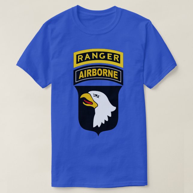 101:a divisionen Veteran Shirt Veteran Gift T Shirt (Design framsida)