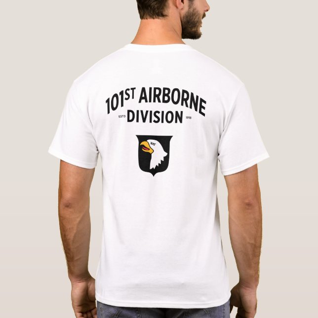 101:a flygburen division (Front+Back) T-Shirt (Baksida)