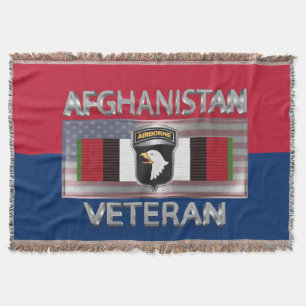 101:a flygburna divisionen Afghanistan Veteran Filt