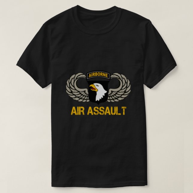 101:a flygburna divisionen Luft Assault T Shirt (Design framsida)