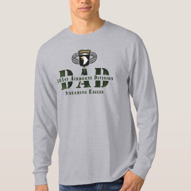 101:a flygburna divisionen "PAPPA"  T Shirt (Framsida)