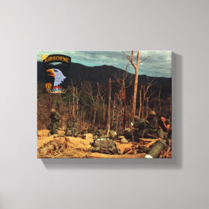 101:a flygburna divisionen Vietnam krig kanvastryc Canvastryck