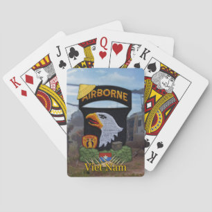 101:a flygburna divisionen vietnam veterans poker spelkort