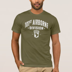 101:a flygburna divisionen White Distress T Shirt