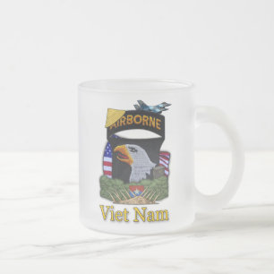 101:a flygburna divisionens veteraner vietnam fros frostad glasmugg