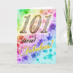 101:a Födelsedagsfest inbjudan