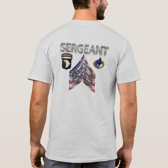 101:a inspektör från flygdivisionen t shirt (Baksida)